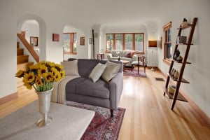 Seattle Staged Montlake Tudor Home