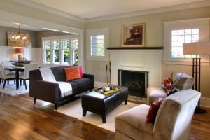 Seattle Staged Green Lake Craftsman Style Home