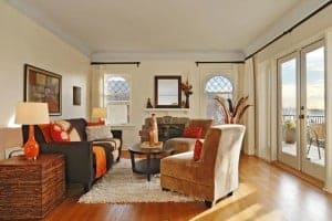 Seattle Staged Queen Anne Tudor Style Home on Nob Hill
