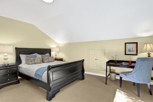 Seattle Staged Mercer Island Craftsman House Bedroom
