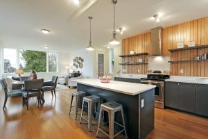 Modern townhouse Staged in Green Lake