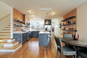 Modern Townhouse Staged for Green Canopy Homes