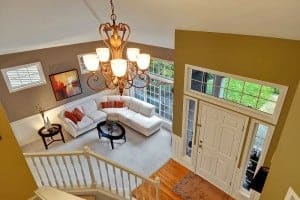 Kirkland House Living Room Staged by Seattle Staged to Sell