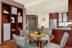 Cristalla Condominium Staged Living & Dining Room