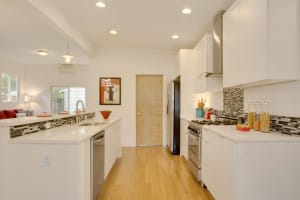 Staged Modern Broad View Kitchen