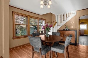 Ravenna House Dining Room by Seattle Staged to Sell