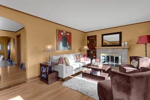 Ravenna House Living Room Staged by Seattle Staged to Sell