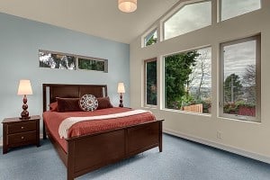 Seward Park Staged Master Bedroom, Seattle Staged to Sell