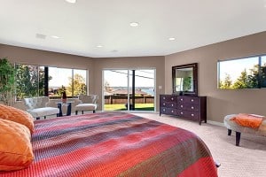 Staged Mid-Century home in West Seattle neighborhood