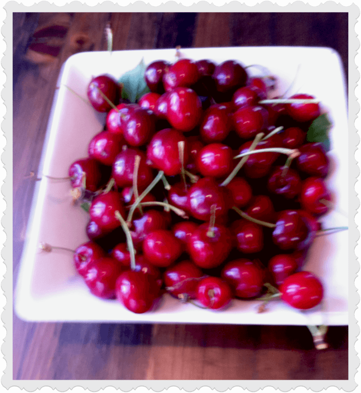 cherries A home stager Seattle garden