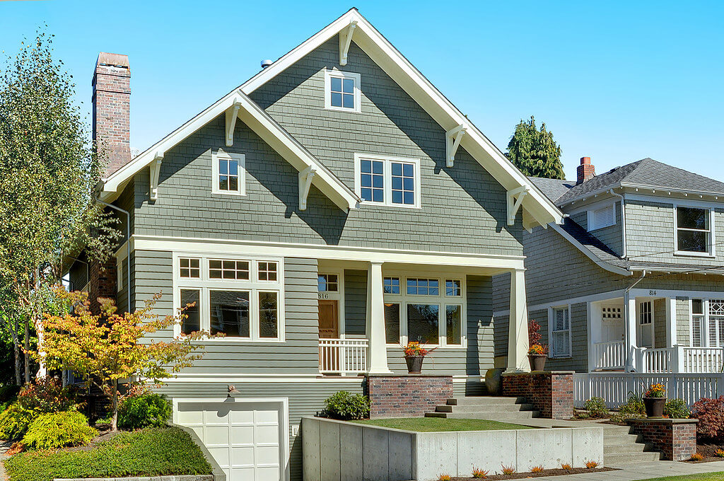 Staged Craftsman Style home in QUeen Anne 