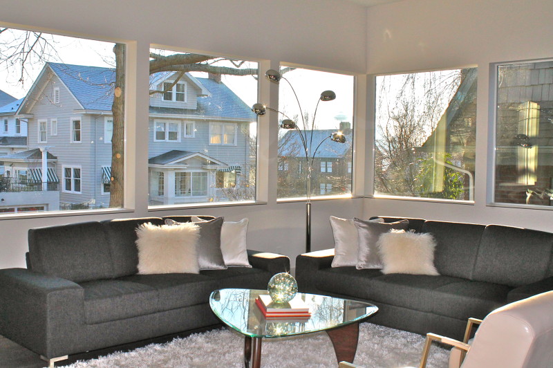Queen Anne Staged Living Room