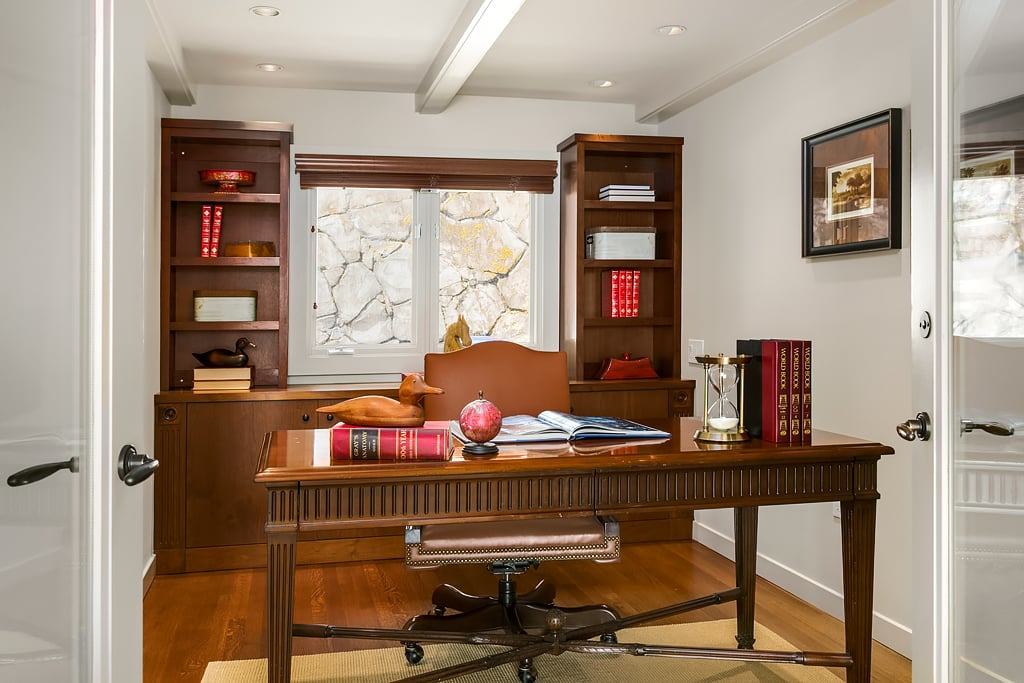 Traditional Home Office Bellevue Washington Luxury Home
