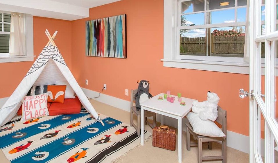 Queen Anne Craftsman Staged Home Kid's Play Area