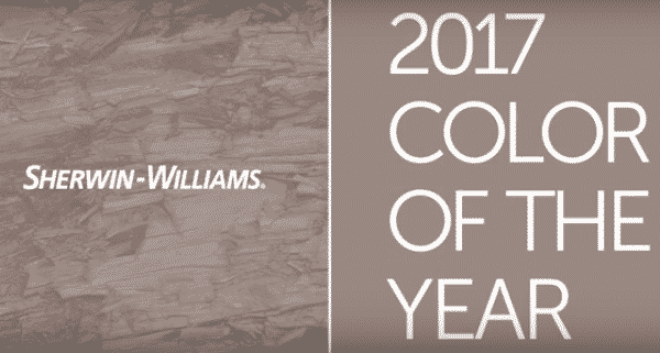 poised taupe color of the year 2017 Sherwin-Williams