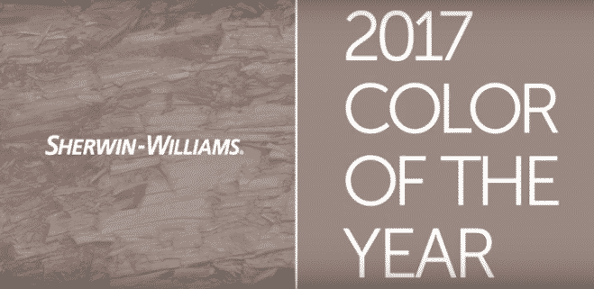 poised taupe color of the year 2017 Sherwin-Williams