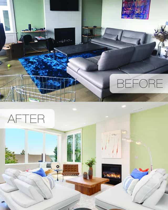 before and after home staging