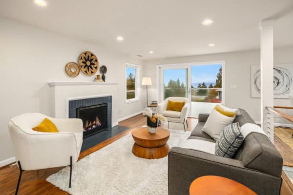 investing in home staging professionally staged living room