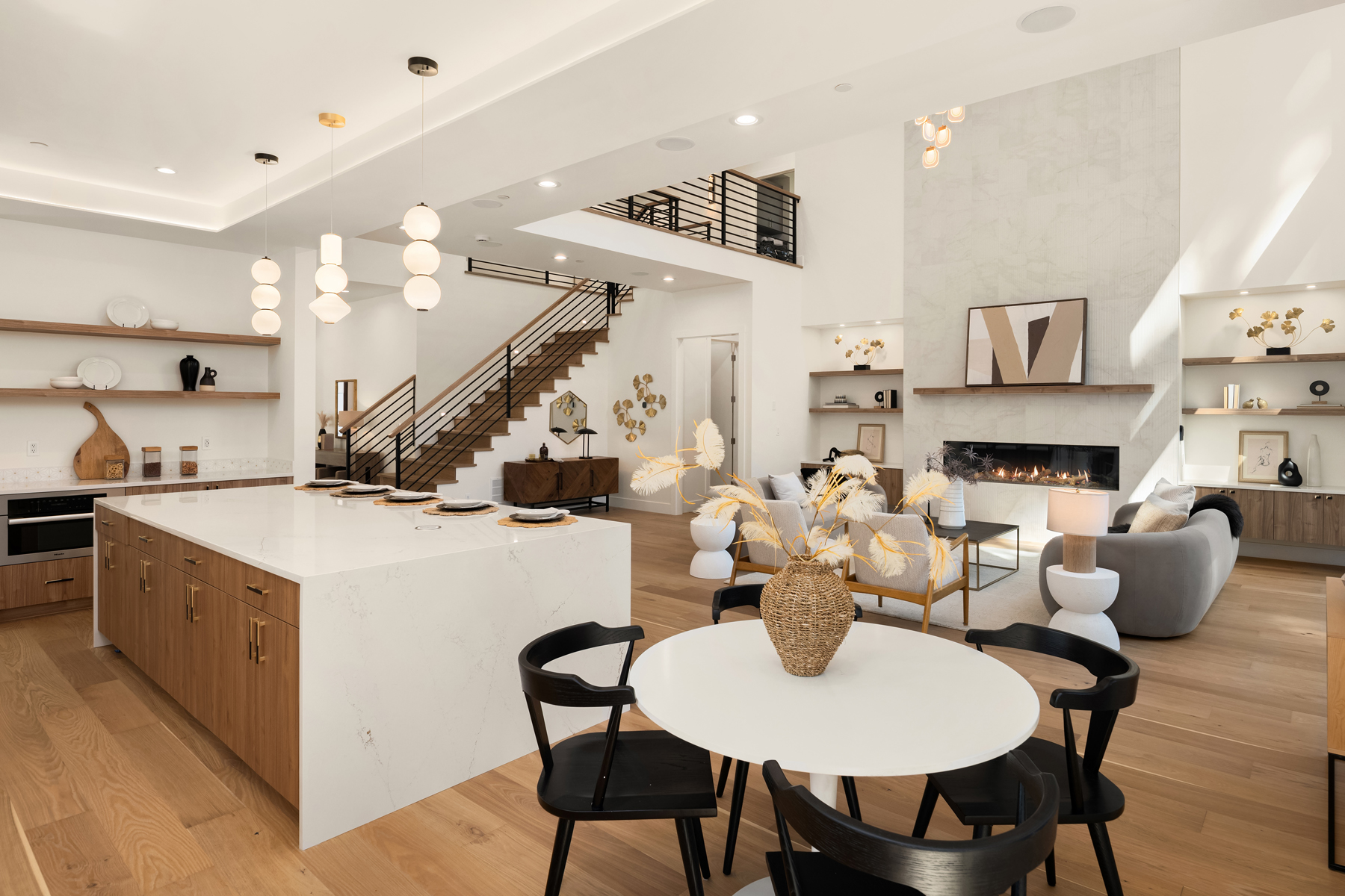 Bellevue WA New Construction Modern Home Staging Design