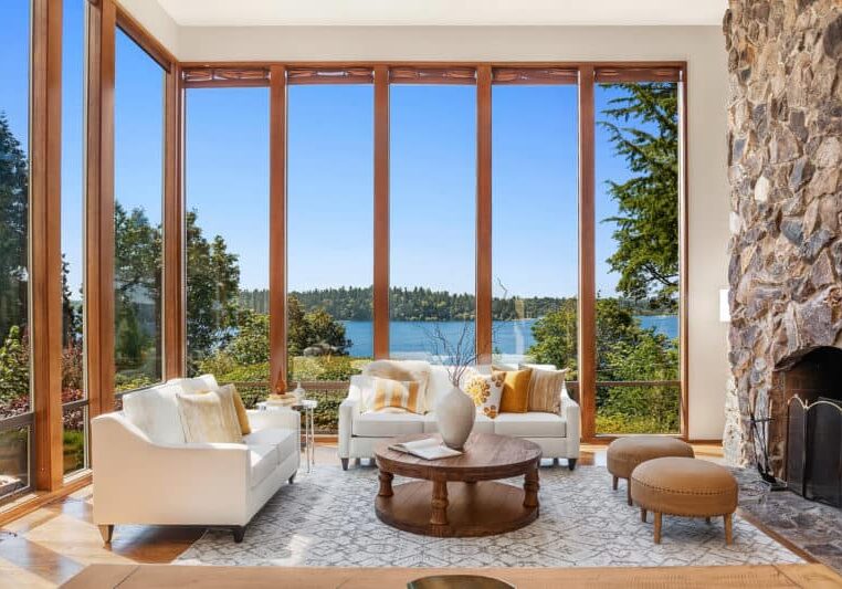 Mercer Island Staged Living Room